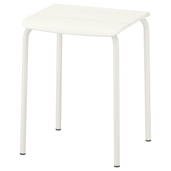 VÄDDÖ Stool, outdoor - white - IKEA