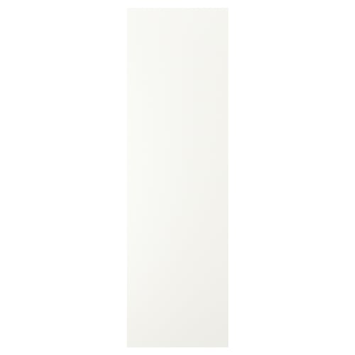 VALLSTENA white kitchen cabinet, rectangular, smooth surface, plastic material.