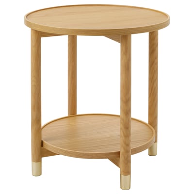 VALNÄS Side table, oak veneer