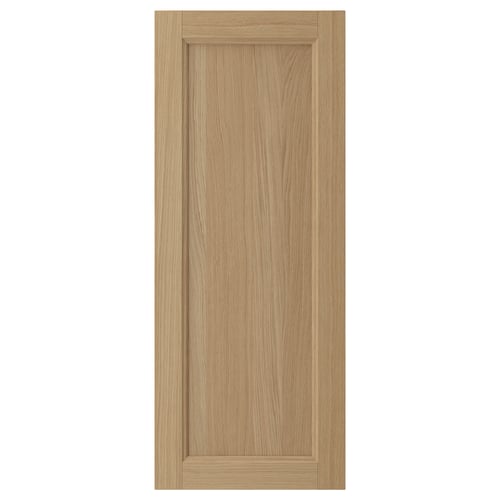 Oak cabinet door, light, rectangular, natural grain