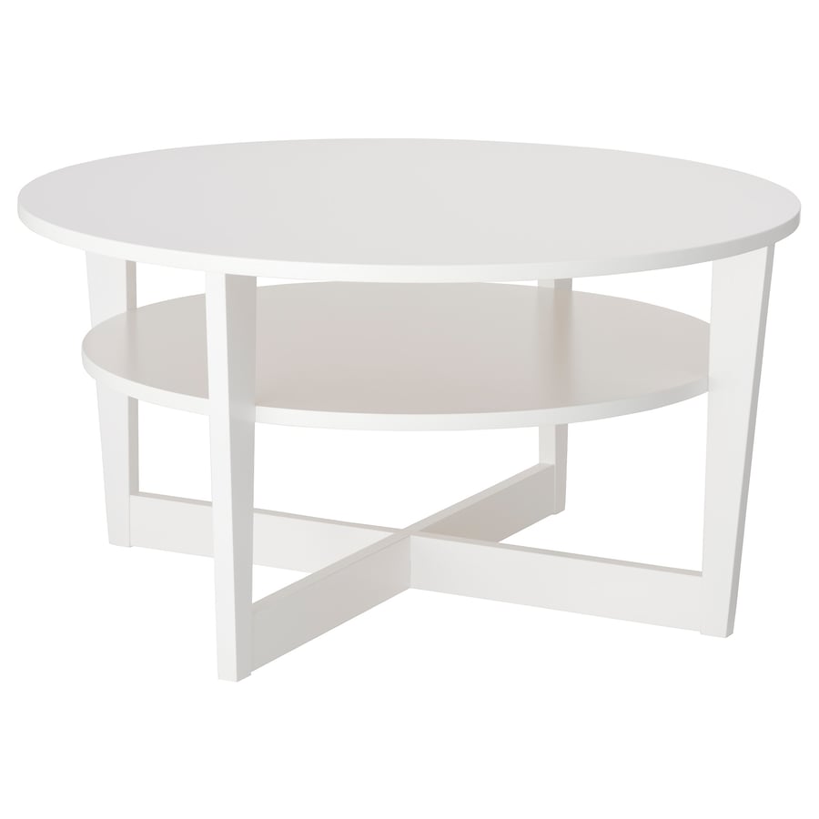 VEJMON Coffee table, white, 90 cm IKEA