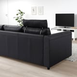 VIMLE 3-seat sofa, with headrest/Grann/Bomstad black