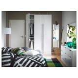 VINTERBRO Door with hinges, white, 50x229 cm
