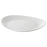VITBLECKA Plate, white, 30 cm