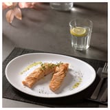 VITBLECKA Plate, white, 30 cm