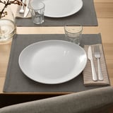 VITBLECKA Plate, white, 30 cm