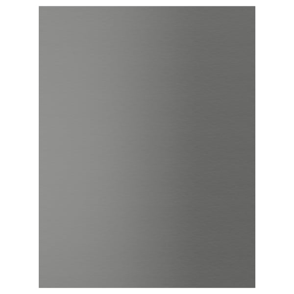 VOXTORP Cover panel, stainless steel effect, 62x80 cm