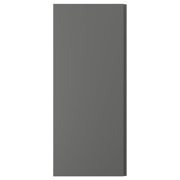 VOXTORP Door, dark grey vertical handle, 60x140 cm