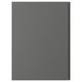 VOXTORP Door, dark grey vertical handle, 60x80 cm