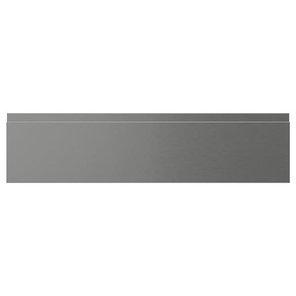 VOXTORP Drawer front, stainless steel effect, 80x20 cm
