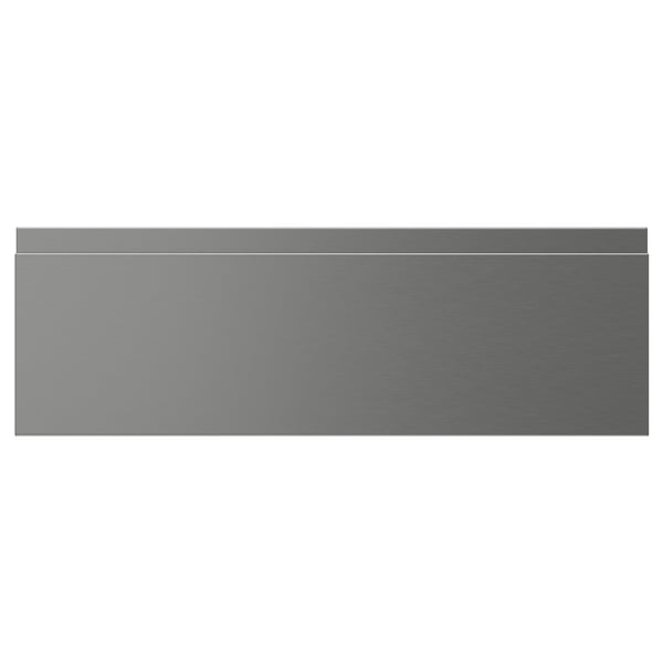 VOXTORP Drawer front, stainless steel effect, 60x20 cm