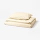 ÄNGSLILJA Duvet cover and pillowcase, natural, 150x200/50x60 cm