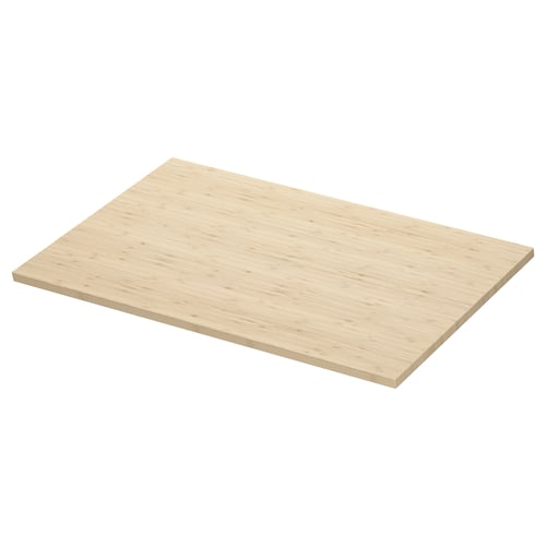 ÅLSKEN bamboo countertop, natural colour, rectangular shape, smooth surface.