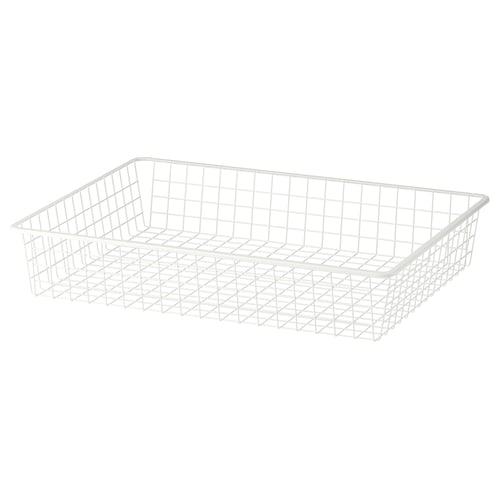 ALTARLIDEN Wire basket, white, 80x62 cm