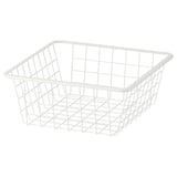 ALTARLIDEN Wire basket, white, 40x42 cm