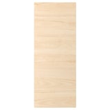 ASKERSUND door in light ash; wooden texture, rectangular shape, melamine surface, easy-clean.
