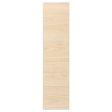 ASKERSUND light ash wooden effect door. Modern, easy-clean, melamine finish. Rectangle shape with natural wood grain design.