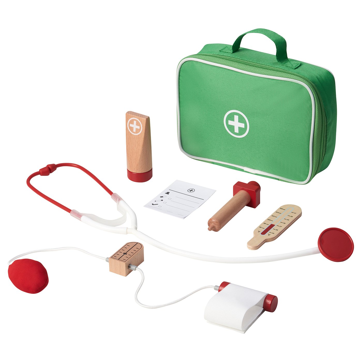 BARKBORRE 7-piece toy doctor's set - IKEA Lithuania