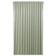 BENGTA green wide light-blocking curtain, recycled polyester, simple elegant design.