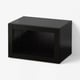 BESTÅ Shelf unit with glass door, black-brown/Sindvik black-brown clear glass, 60x42x38 cm