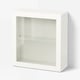 BESTÅ Shelf unit with glass door, white/Sindvik white clear glass, 60x22x64 cm