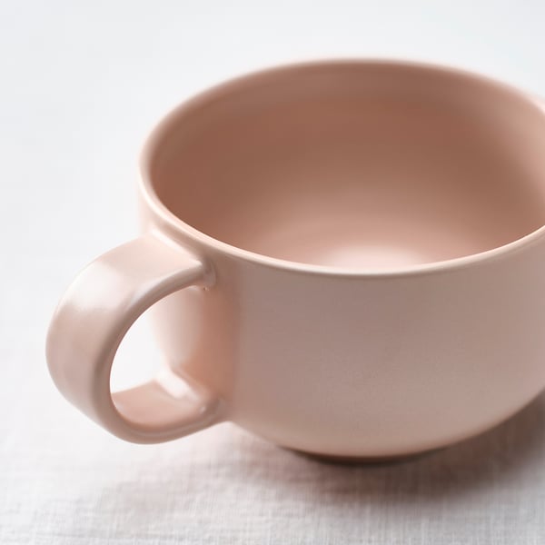 BLOMVECKLARE Mug, light pink, 43 cl