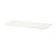 BOAXEL white shelf - rectangular, flat, simple design, white finish, paper foil & particleboard.