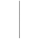A BOAXEL dark grey wall upright; vertical, rectangular shape, made of powder-coated galvanised steel.
