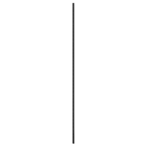 A BOAXEL dark grey wall upright; vertical, rectangular shape, made of powder-coated galvanised steel.