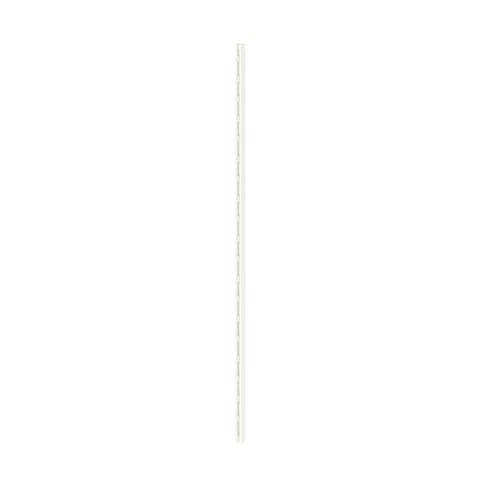 Depicts a BOAXEL wall upright. It is white, made of steel, rectangular, and designed for wall-mounted storage.