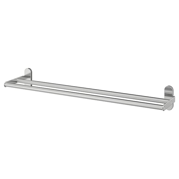 Stainless steel BROGRUND shelf, rectangular, minimalist design, no visible screws.