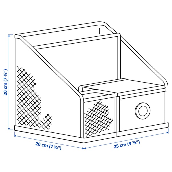 Illustration with measurements for the product: DRÖNJÖNS.