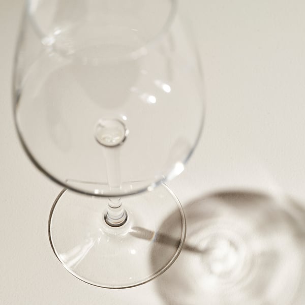 DYRGRIP Red wine glass, clear glass, 58 cl