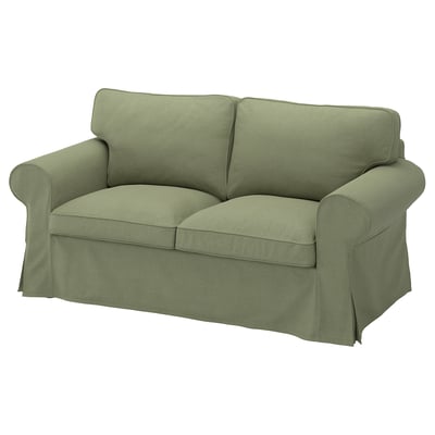 EKTORP Cover for 2-seat sofa, Naggen grey-green