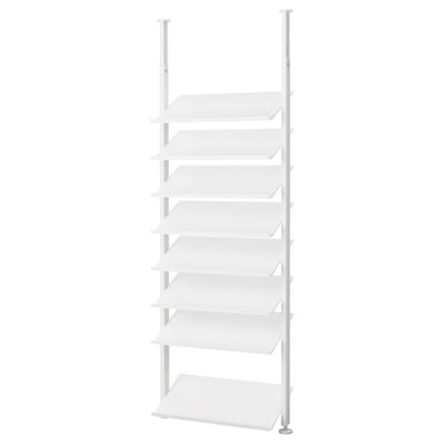 ELVARLI multi-level storage unit with 7 shelves.