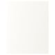 ENHET white cabinet, rectangular, plastic foil surface, 10-year warranty.