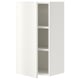 ENHET wall cabinet, white, 2 shelves, modern.