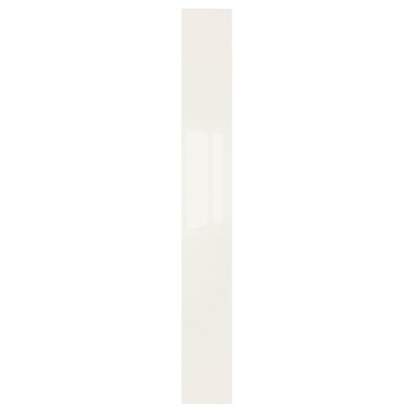 FARDAL door - white, glossy finish, rectangular shape, soft closing hinge.