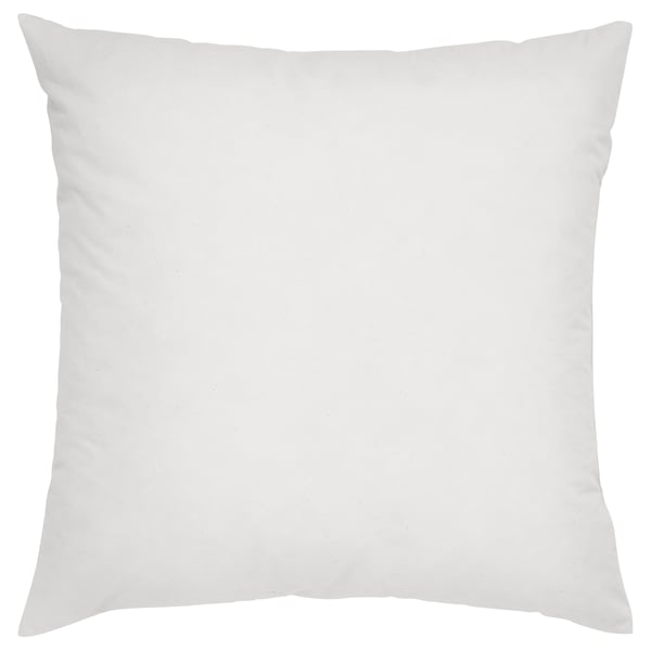A white FJÄDRAR pillow with a soft cotton cover and feather filling for comfortable support.