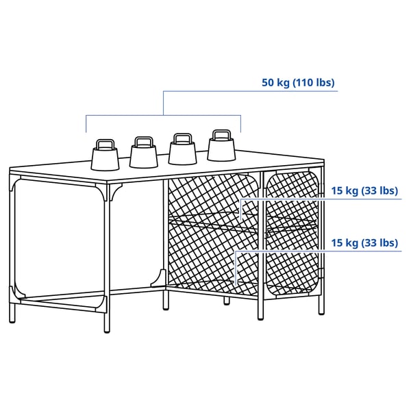 Illustration with measurements for the product: FJÄLLBO.