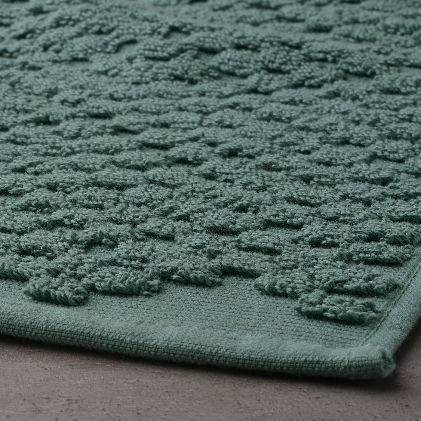 FJÄLLKATTFOT bath mat, turquoise, 50x80 cm - IKEA Lithuania