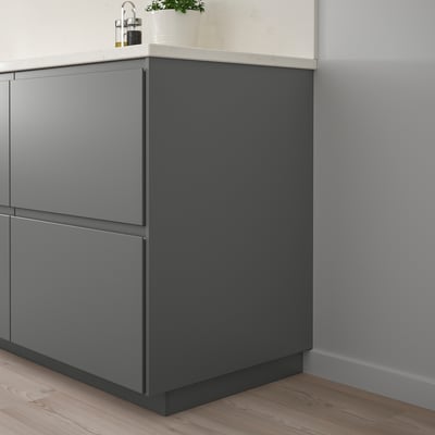 Dark grey FÖRBÄTTRA cabinet with sleek design, perfect for modern kitchens.