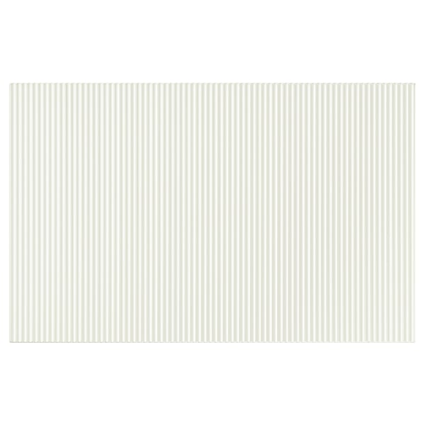 A white, rectangular FÖRVALTARE storage unit with vertical ridges.