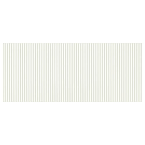 FÖRVALTARE drawer in white with ridges, acrylic paint on fibreboard, rectangular design.