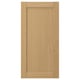 A FORSBACKA cabinet door in warm oak veneer featuring a classic, framed design with bevelled edges.