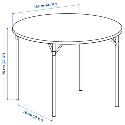 Illustration with measurements for the product: GRÖTÅN.