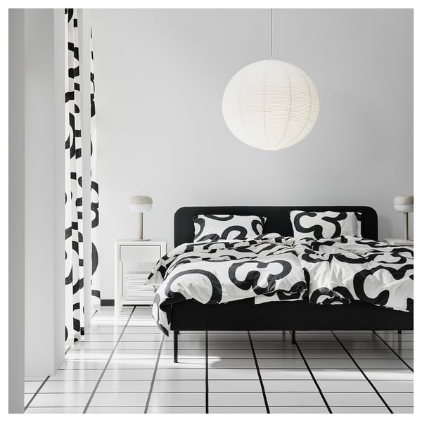 GULLSUDARE Pendant lamp shade, white/handmade, 70 cm