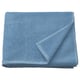 Blue GULVIAL towel, folded, soft 100% cotton, rectangular with textured design.