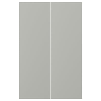 HAVSTORP: light grey kitchen cabinet doors, rectangular, fiberboard & paint, minimalist design.