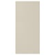 Beige HAVSTORP panel, acrylic paint, fiberboard, modern look.